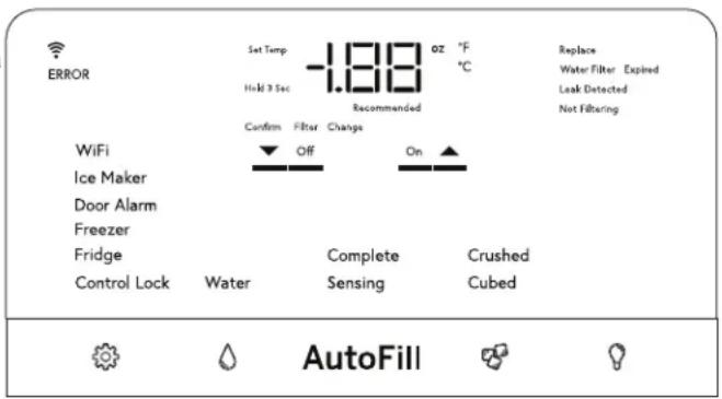 Café CSB42WP2NS1 - Control Settings - 1