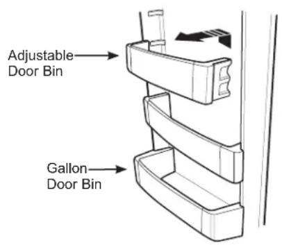 Café CSB42WP2NS1 - To remove any bin: - 1