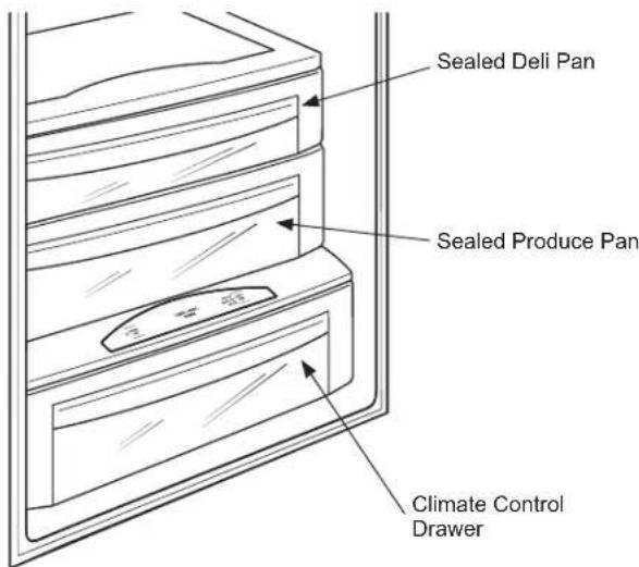 Café CSB42WP2NS1 - Sealed Produce Pan - 1