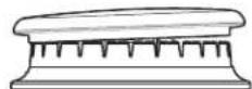 Café C2Y366P4TW2 - To replace the burner parts for the Inspiral and round burner: - 5