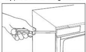 Café CCP06DP4PW2 - REVERSING THE DOOR SWING - MODELS WITH POCKET HANDLE - CCR06DM\*\*\*\* - 1