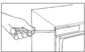 Café CCP06DP4PW2 - INVERSION DE LA APERTURA DE LA PUERTA - MODELOS CON MANIJA CAFÉ - CCP06DP\*\*\*\* - 1