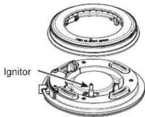 Café CGY366P4TW2 - To replace the burner parts for Inspiral Burner: - 1