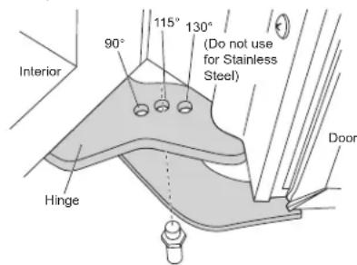Café CSB48WP2NS1 - STEP 9 ADJUST DOOR SWING - 1