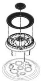 Café C2Y486P3TD1 - Multi-ring Burner - 1