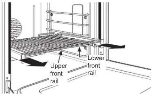 Café C2Y486P3TD1 - To remove a rack: - 2