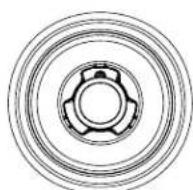 Café C2Y486P3TD1 - To replace the burner parts for the Inspiral and round burner: - 3