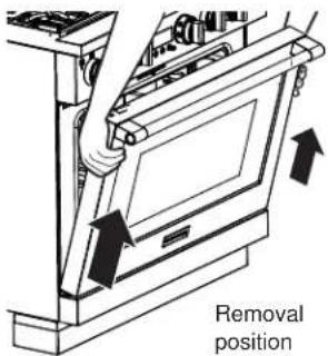 Café C2Y486P3TD1 - To remove the door: - 2