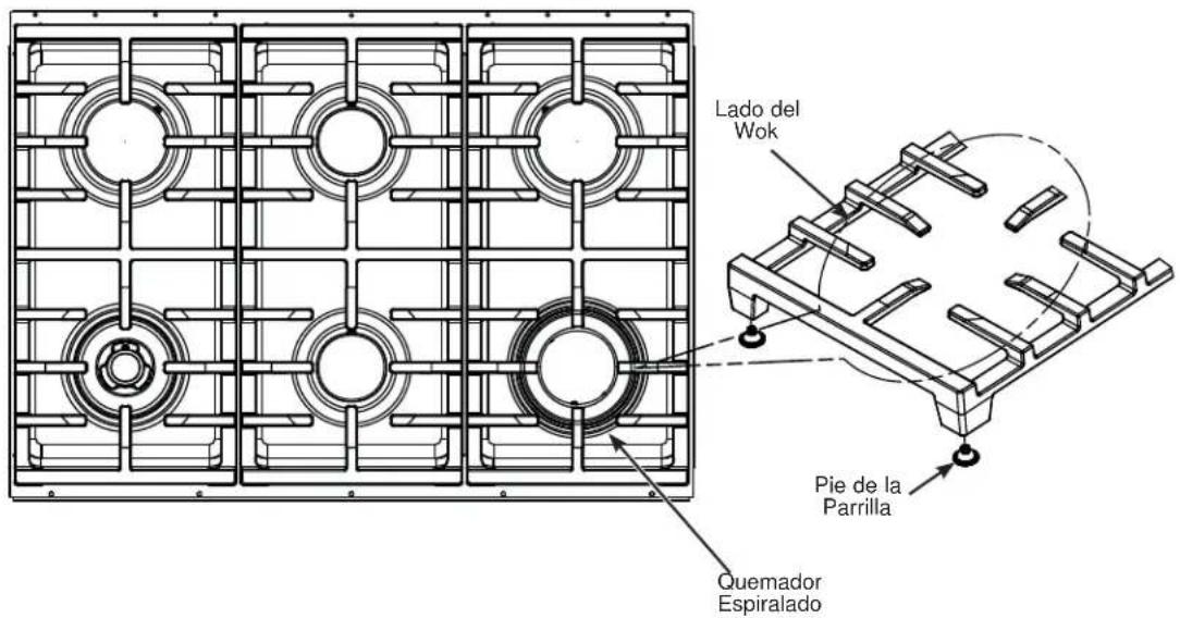 Café CGY366P3TD1 - REJILLAS DEL QUEMADOR - 1