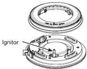 Café CGY366P3TD1 - To replace the burner parts for Inspiral Burner: - 1