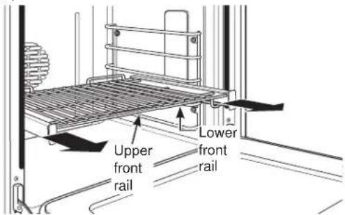 Café CGY366P3TD1 - To remove a rack: - 2