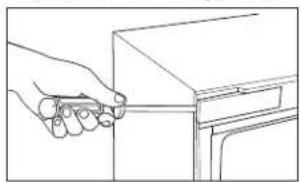 Café CCR06BM2PS5 - REVERSING THE DOOR SWING - MODELS WITH CAFE HANDLE - CCP06BP\*\*\*\* - 1