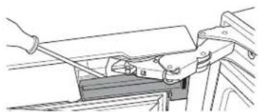 Café CCR06BM2PS5 - INVERSION DU SENS D'OUVERTURE DE PORTE - MODÈLES AVEC POIGNÉE ESCAMOTÉE - CCR06BM\*\*\*\* - 4