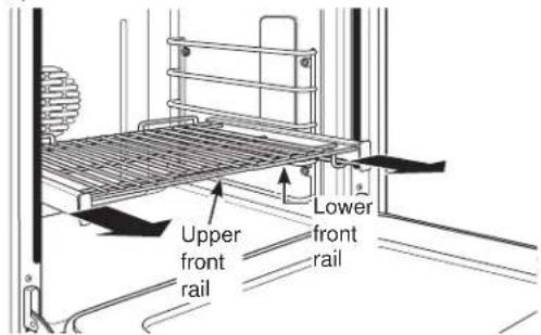 Café CGY366P2TS1 - To remove a rack: - 2
