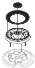 Café CGY366P2TS1 - Quemador de Anillos Mulples: - 1