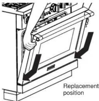 Café CGY366P2TS1 - To replace the door: - 1