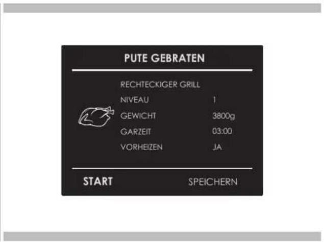 Fulgor Milano FCSO 6023 TEM BK - Wahlen Sie ein bereits definiertes Rezept aus: - 1