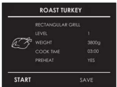 Fulgor Milano FCSO 6023 TEM BK - Select an already-set recipe: - 1