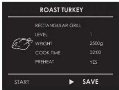 Fulgor Milano FCSO 6023 TEM BK - Saving a personalized recipe: - 3