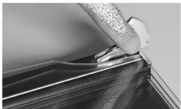 Fulgor Milano FCSO 6023 TEM BK - So entfernen Sie die inneren Glasscheiben der "FULL GLASS" Tur - 5