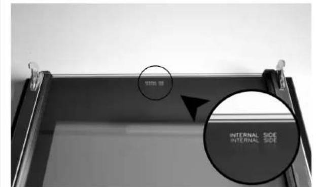 Fulgor Milano FCSO 6023 TEM BK - Cómo desmontar los vidrios internos de la puerta panoráctica «FULL GLASS» - 4