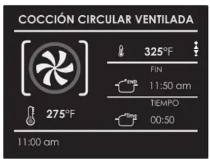 Fulgor Milano FCSO 6023 TEM X - Para configurar un modo por tiempo - 1