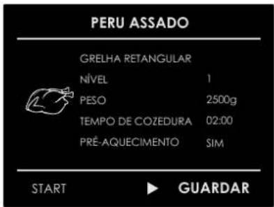 Fulgor Milano FCSO 6023 TEM X - Guardar uma receita personalizada: - 3
