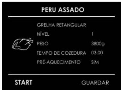 Fulgor Milano FCSO 6023 TEM X - Seleccionar uma receita já definida: - 1