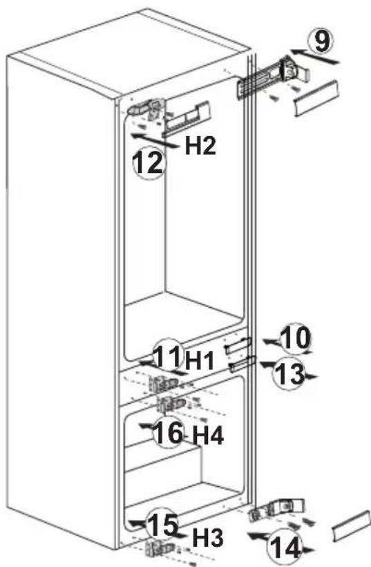 GRUNDIG GKNI 25752 FN - Ignorišite ovo upozorenje ako rashladni sistem proizvoda sadrži R134a. - 2