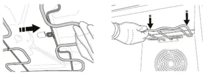 BLAUPUNKT 5B10B0040 - LOWERING THE UPPER HEATING ELEMENT - 1