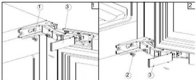 BLAUPUNKT 5WK630FF0 - REVERSING THE DOOR HINGE - 1