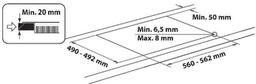 BLAUPUNKT 5RG64450 - PLACING THE HOB - 4