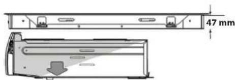 BLAUPUNKT 5EG64350 - DIMENSIONS AND DISTANCES TO BE MAINTAINED - 4