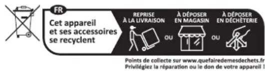 BLAUPUNKT 5VI4S00BKD - MISE AU REBUT DES APPAREILS ÉLECTROMÉNAGERS - 1