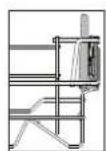 BLAUPUNKT 5VI4S00BKD - KLAPPBARE KLAPPEN MIT VERSTELLBARER POSITION - 1