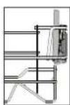 BLAUPUNKT 5VI4S00BKD - VIPBARE HYLDER MED JUSTERBAR POSITION - 1