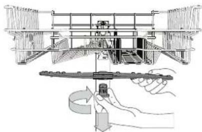 BLAUPUNKT 5VF4X00BXB - REINIGUNG DER SPRÜHARME - 1
