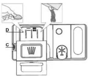 BLAUPUNKT 5VF4X00BSD - FILLING THE DETERGENT DISPENSER - 1