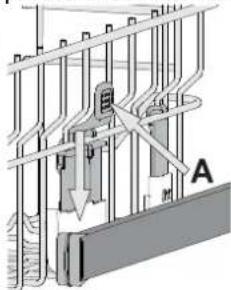 BLAUPUNKT 5VF4X00BSD - ADJUSTING THE HEIGHT OF THE UPPER RACK - 1
