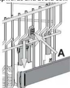 BLAUPUNKT 5VF4X00BKD - ADJUSTING THE HEIGHT OF THE UPPER RACK - 1