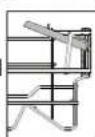 BLAUPUNKT 5VF4X00BKD - FOLDABLE FLAPS WITH ADJUSTABLE POSITION - 2