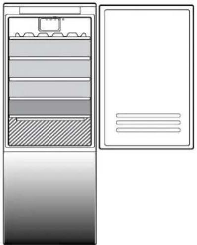 BLAUPUNKT 5CR394FD0 - 0°C AFSNIT / KOLD ZONE - 1