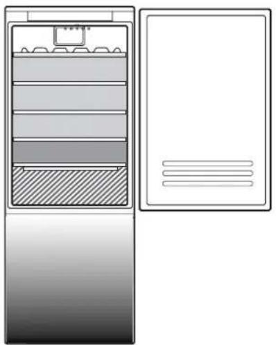 BLAUPUNKT 5CR394FD0 - 0°C-FACH / KALTE ZONE - 1