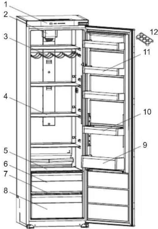 BLAUPUNKT 5CL288FD0 - DESCRIPTION OF THE APPLIANCE - 1