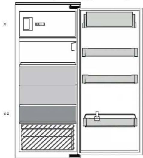 BLAUPUNKT 5CK244FD0 - OPBEVARING AF FRISKE F∅DEVARER OG DRIKKEVARER - 1