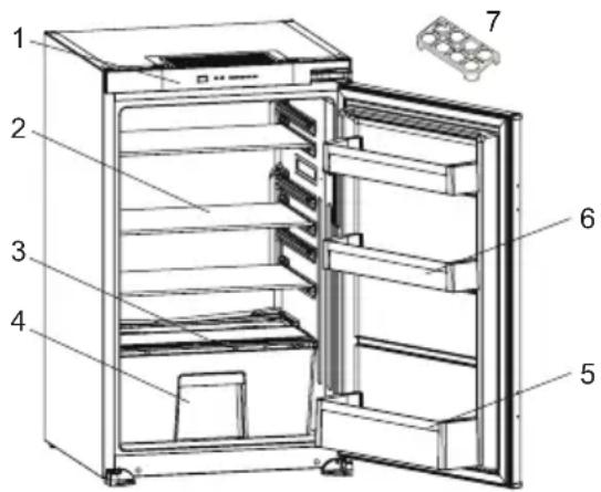 BLAUPUNKT 5CK228FD0 - DESCRIPTION OF THE APPLIANCE - 1