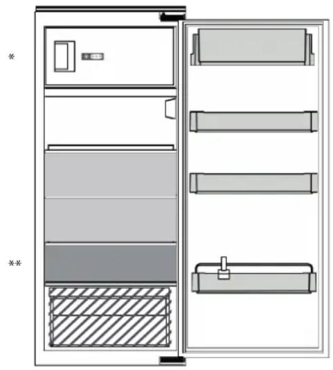 BLAUPUNKT 5CG244FD0 - FÖRVARING AV FÄRSKA MATVAROR OCH DRYCKER - 1