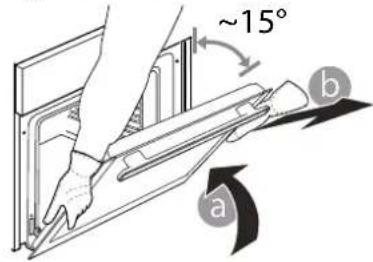 BLAUPUNKT 5H10S0040 - REMOVING AND REFITTING THE DOOR - 2
