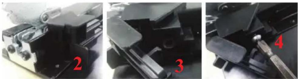 BLAUPUNKT 5B30P0250 - Installation instruction of the door frame up cover and rotation bracket assembly - 17