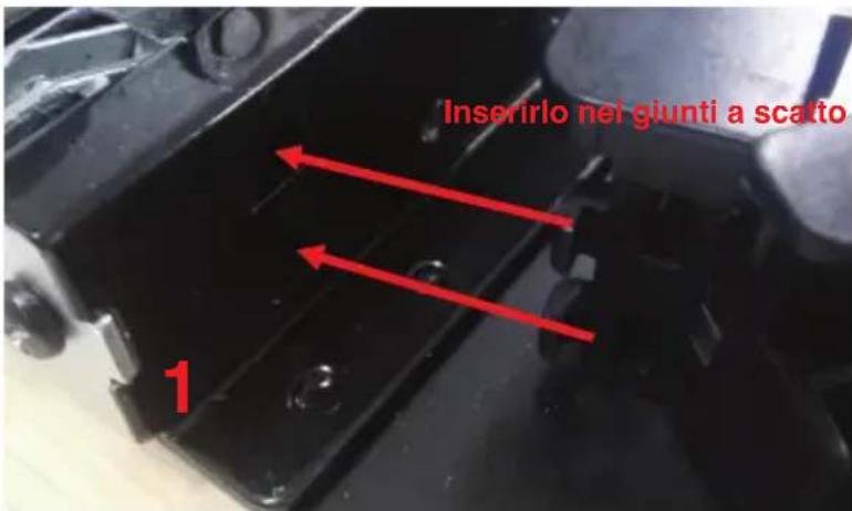 BLAUPUNKT 5B30P0250 - Istruzioni di installazione del listello di copertura dello sportello e del gruppo staffa di rotazione - 13